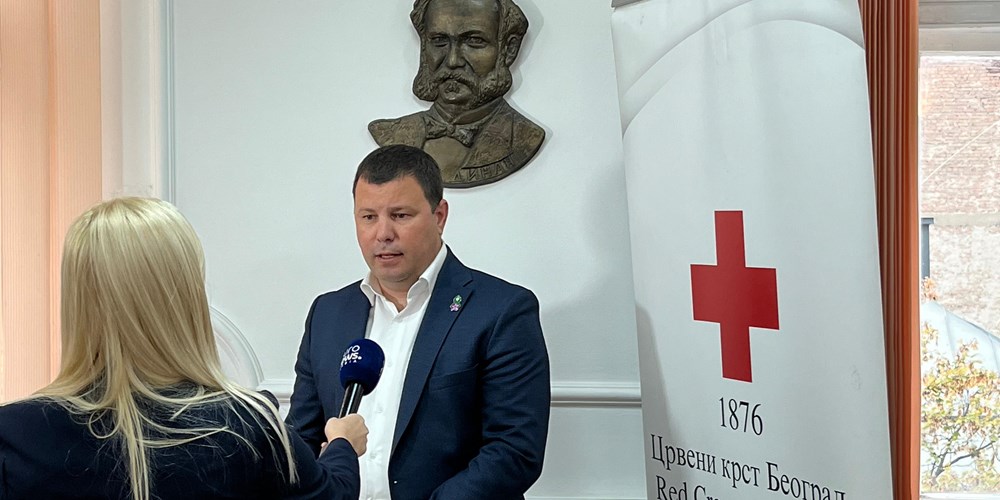 sekretar Crvenog krsta Beograd nikola Pica snimak izjave