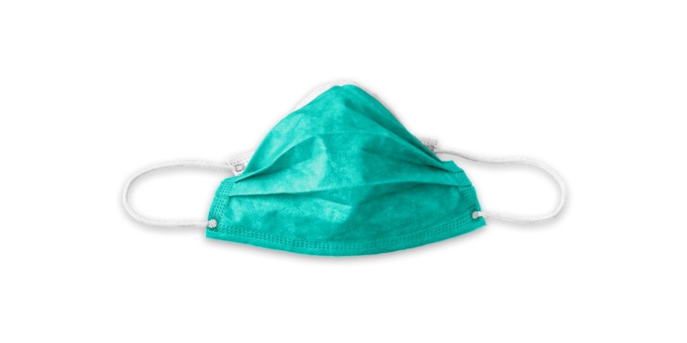 Slika epidemiološke zelene maske