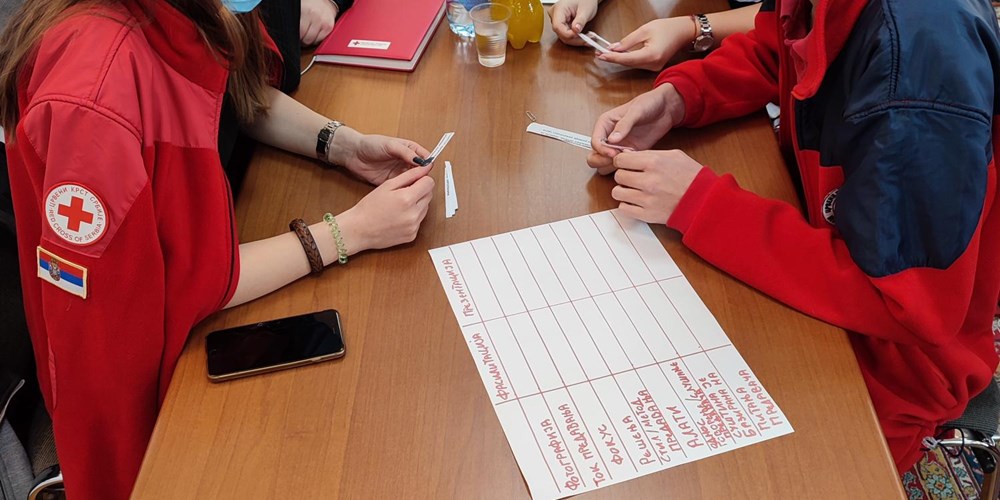 Organizovana  napredna obuka mladim predavačima prve pomoći